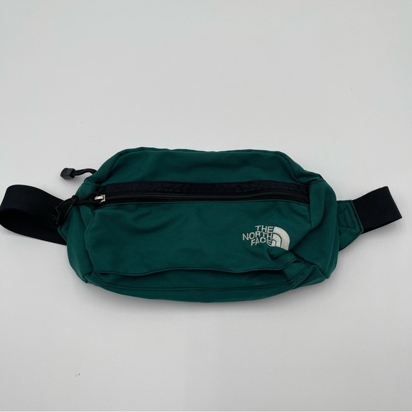 The North Face Lumbar Fanny Pack Waist Hip Bag Hiking Green Outdoor Campcore 90s - Picture 1 of 10